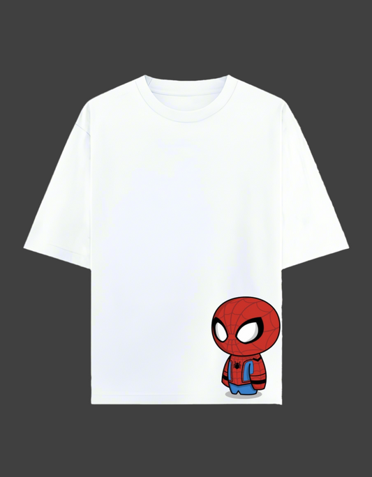 Dual-Tone Spider-Man Oversized Tee